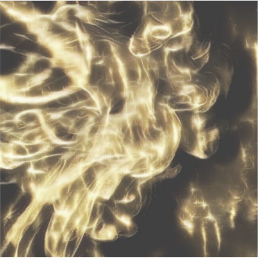 Pyroclastische gloed sticker (Voorkant)