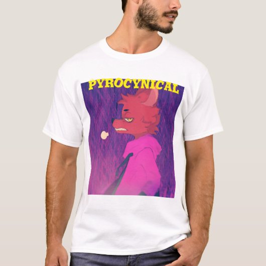 Pyrocynisch T-Shirt Fanart Mannen (Voorkant)