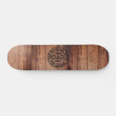 Pyrografie Pap Man Myth Legend Wood Persoonlijk Skateboard (Horizontaal)