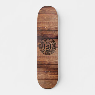 Pyrografie Papa De Man Mythe Legende Hout Persoonlijk Skateboard