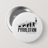 Pyrolutie - Evolutie van de Pyros Ronde Button 7,6 Cm (Voorkant /achterkant)