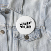 Pyrolutie - Evolutie van de Pyros Ronde Button 7,6 Cm (In situ)