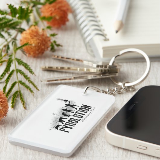 Pyrolutie - Evolutie van de Pyros Sleutelhanger (Voorkant Rechts)