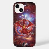 Pyrope Cosmic Dragon Hoesje-Mate iPhone Case (Achterkant)