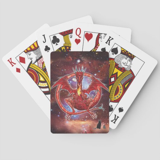 Pyrope Cosmic Dragon Pokerkaarten (Achterkant)