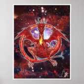 Pyrope Cosmic Dragon Poster (Voorkant)