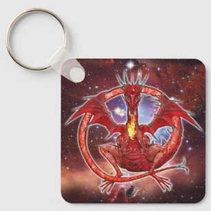 Pyrope Cosmic Dragon Sleutelhanger