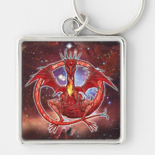 Pyrope Cosmic Dragon Sleutelhanger (Voorkant)