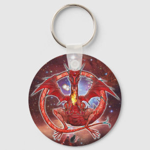 Pyrope Cosmic Dragon Sleutelhanger