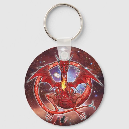Pyrope Cosmic Dragon Sleutelhanger (Voorkant)