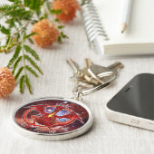 Pyrope Cosmic Dragon Sleutelhanger (Zijkant)