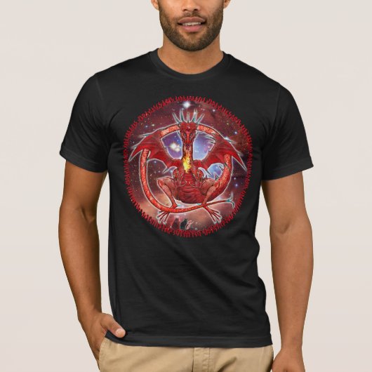 Pyrope Cosmic Dragon T-Shirt (Voorkant)