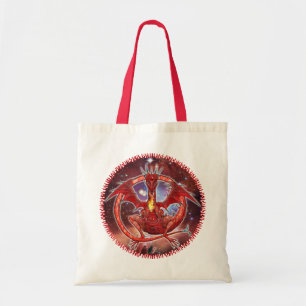 Pyrope Cosmic Dragon Tote Bag