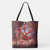 Pyrope Cosmic Dragon Tote Bag (Achterkant)