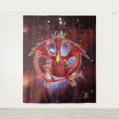 Pyrope Cosmic Dragon Wandkleed (Voorkant)