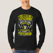 Pyrotechnics King Of The Flames Fireworks Pyrotech T-shirt (Voorkant)