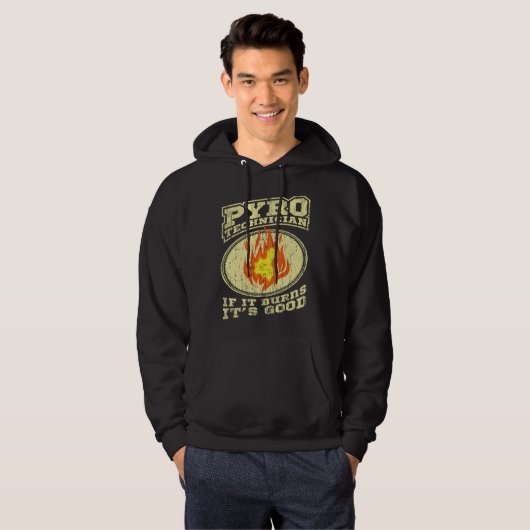 Pyrotechnicus Crex Pyrotechnics Fireworks Pyro Hoodie (Voorkant volledig)