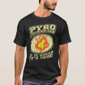 Pyrotechnicus Crex Pyrotechnics Fireworks Pyro T-shirt (Voorkant)