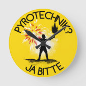Pyrotechniek? Ja bitte! Ronde Klok (Voorkant)