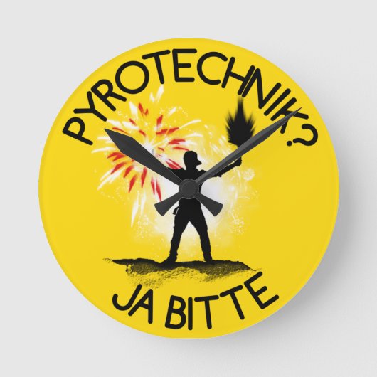 Pyrotechniek? Ja bitte! Ronde Klok (Voorkant)