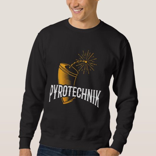 Pyrotechniek Pyrotechnicus Crew Vuurwerk Pyro Sh Trui (Voorkant)
