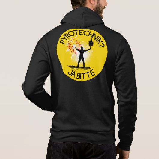 Pyrotechnik? Ja bitte! Hoodie (Achterkant)