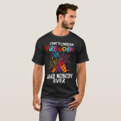 Pyrotechnische brandweer Pyrotechnicus Pyro T-shirt (Voorkant volledig)