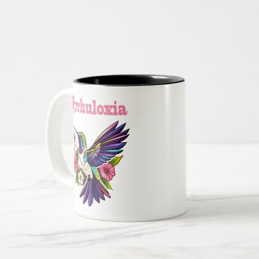 Pyrrhuloxia Perching Coffee Mok (Voorkant links)