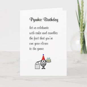 PyrrusBirthday A Funny Birthday Poem Kaart