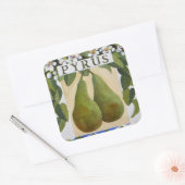 Pyrus Vierkante Sticker (Envelop)