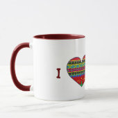 Pysanka Heart Art - Ik hou van je Baba Mok (Links)