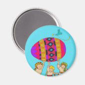 Pysanka meisjes magneet (Voorkant / Achterkant)
