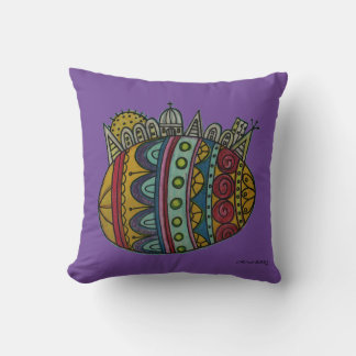 Pysanka Oekraïens Pasen Ei Stad Folk Art Kussen