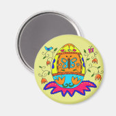 Pysanka Spring Magneet (Voorkant / Achterkant)