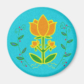 Pysanka Symbool: Boom van het Leven Magneet (Voorkant)