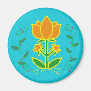 Pysanka Symbool: Boom van het Leven Magneet