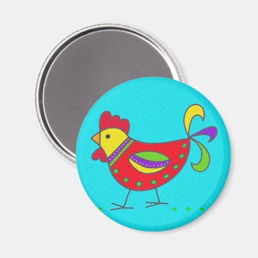 Pysanka Symbool: hen Magneet (Voorkant / Achterkant)