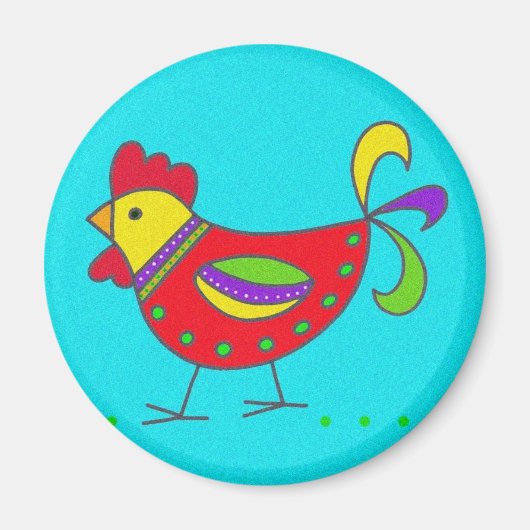 Pysanka Symbool: hen Magneet (Voorkant)