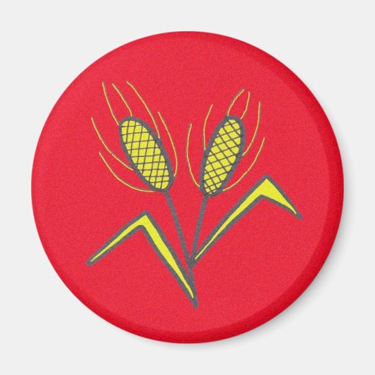 Pysanka Symbool: tarwe Magneet (Voorkant)