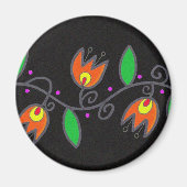 Pysanka Symbool: Vine Magneet (Voorkant)