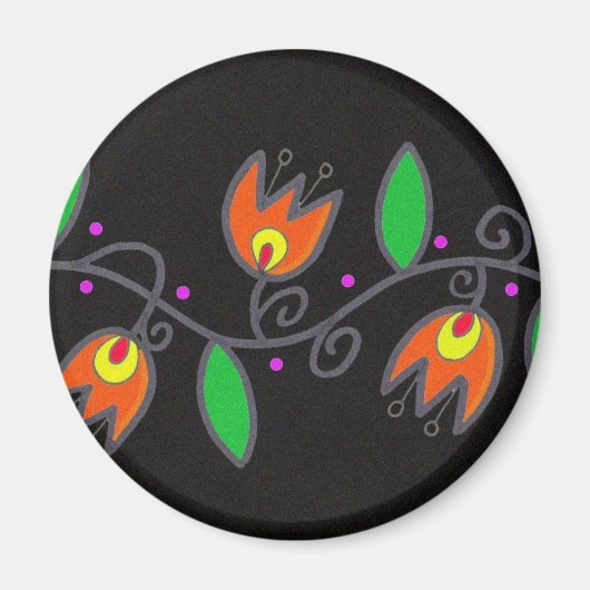 Pysanka Symbool: Vine Magneet (Voorkant)