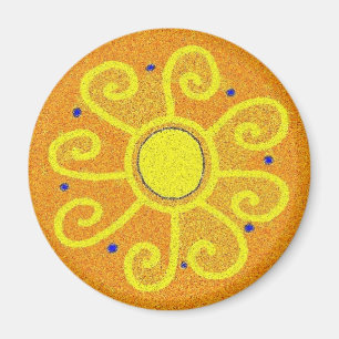 Pysanka symbool: zon magneet