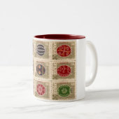 Pysanka Ukraine Easter Egg Two Tone Mok (Voorkant rechts)