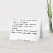 Pysanka-Wenskaart - Blanco binnenzijde Feestdagen Kaart (Achterkant)