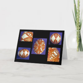 Pysanka-Wenskaart - Blanco binnenzijde Feestdagen Kaart