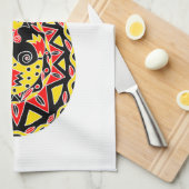 Pysanki Paaseieren Theedoek (Quarter Fold)