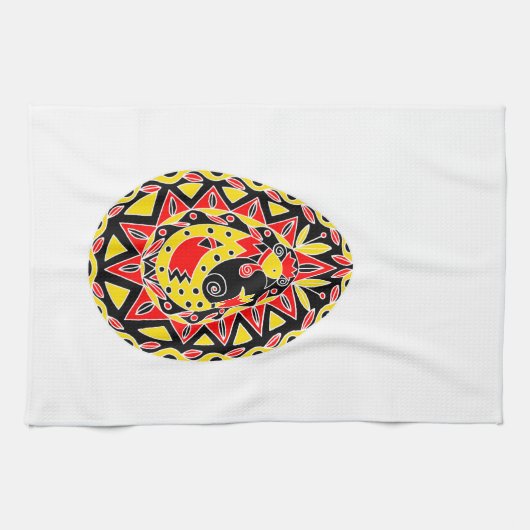 Pysanki Paaseieren Theedoek (Horizontaal)