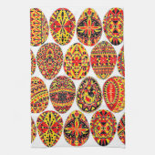 Pysanki Paaseieren Theedoek (Verticaal)