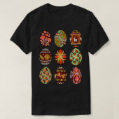 Pysanky Easter Egg Happy Easter Day Egg Hunting  T-shirt (Design voorkant)
