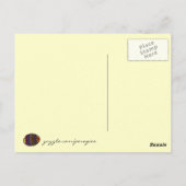 Pysanky en Goose Ukraine Folk Art Briefkaart (Achterkant)